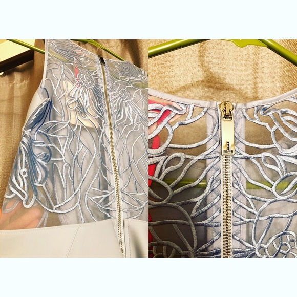 (SOLD) Ted Baker Lace Detail Skater Dress - Picture 5 of 8